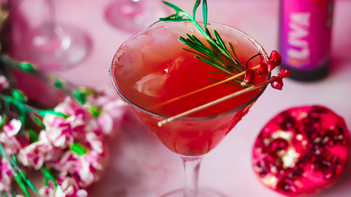 Pomegranate Alcohol-Free Cocktail – LIVA
