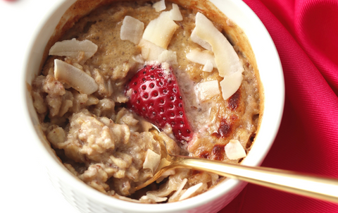 Strawberry Baked Oats